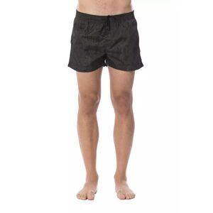 Roberto Cavalli Sport Polyester Swimwear with Print Men Army